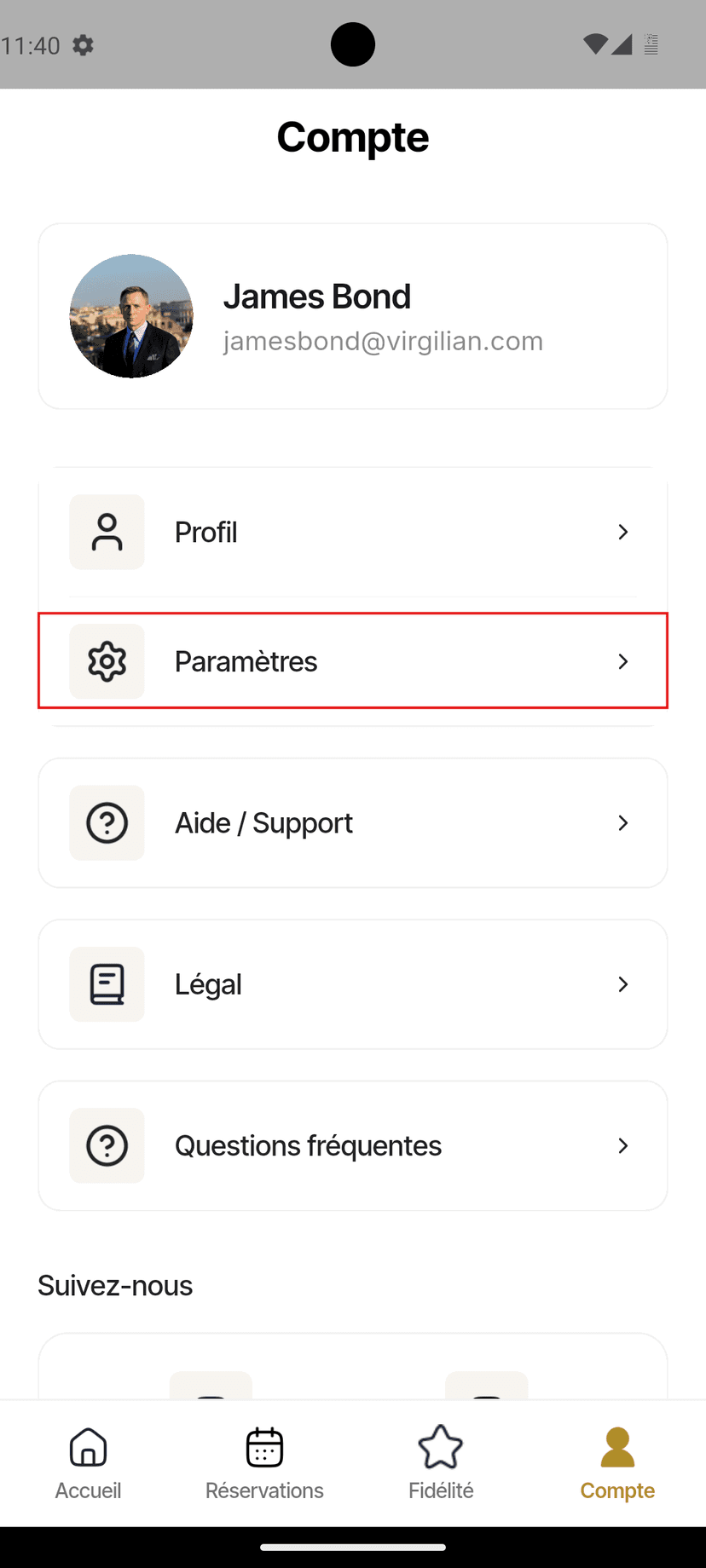 Step 1: Open Account Section