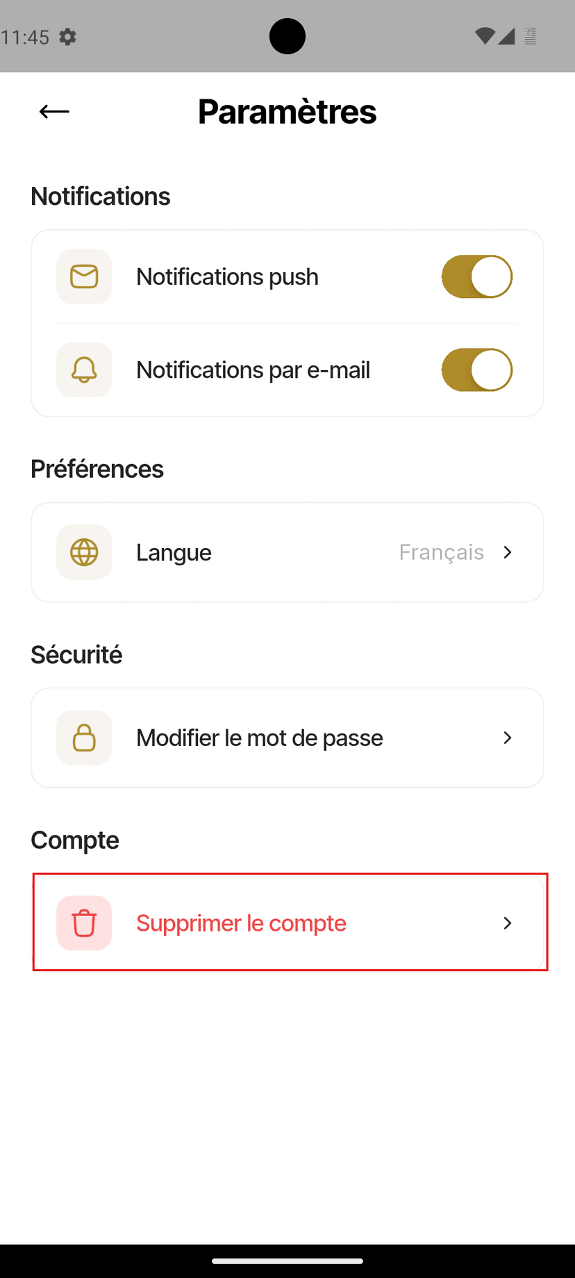 Step 2: Tap Settings